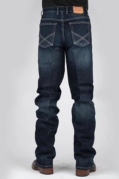 Stetson 1521 Fit Stretch (Dark Wash) - Men's Jeans