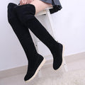 Over knee warm fur boots