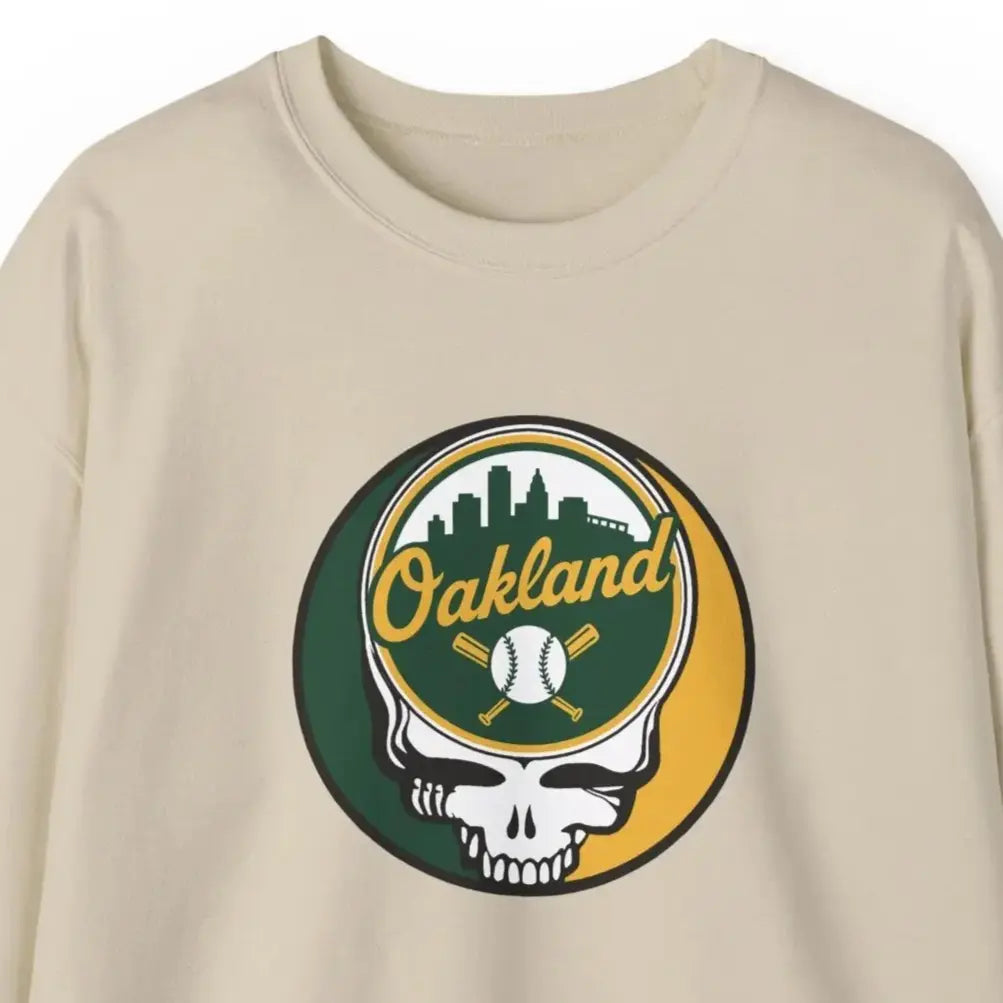 Oakland Baseball Original StealieCrewneck Sweatshirt
