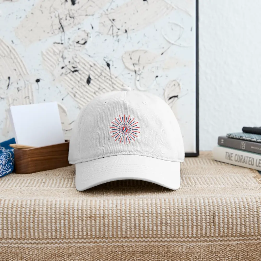 Stealie Fireworks Life is Dead Stealie Dad Hat