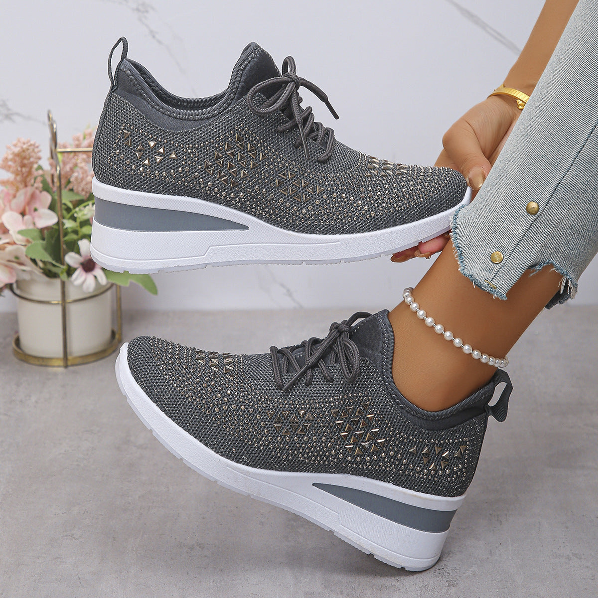 Breathable Mesh Casual Lightweight Sneakers