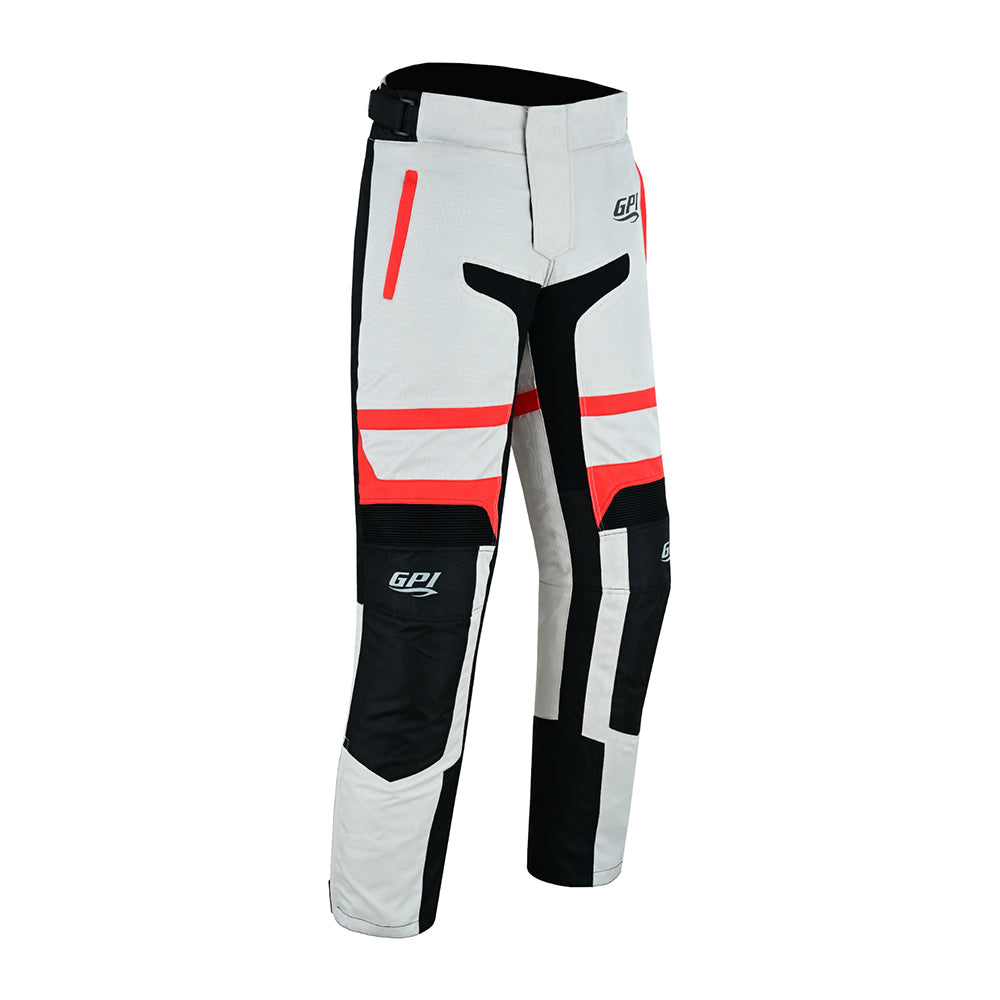 High Premium Quality Adjustable/Black/Red Multi-Color Motorcycle Pants – Beach-