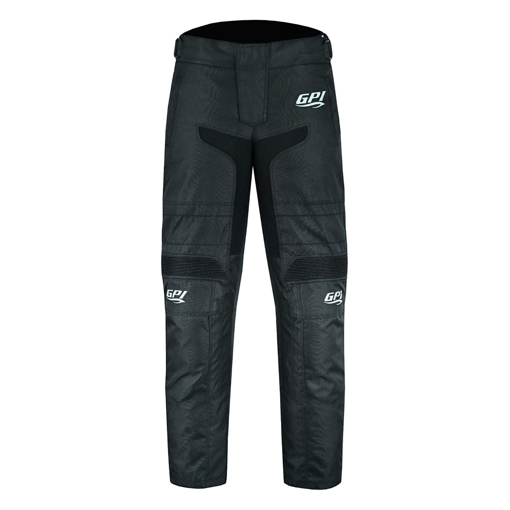 High Premium Quality Adjustable Waterproof Motorcycle Pants – Full Black