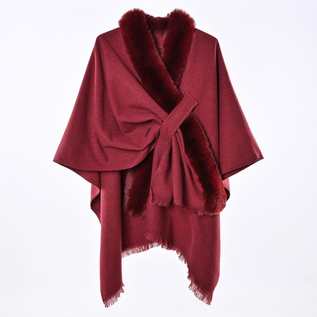 Warm And Warm Straps Shawl And Cloak