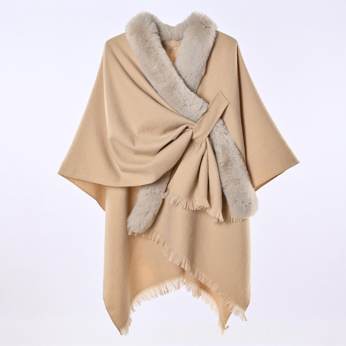 Warm And Warm Straps Shawl And Cloak