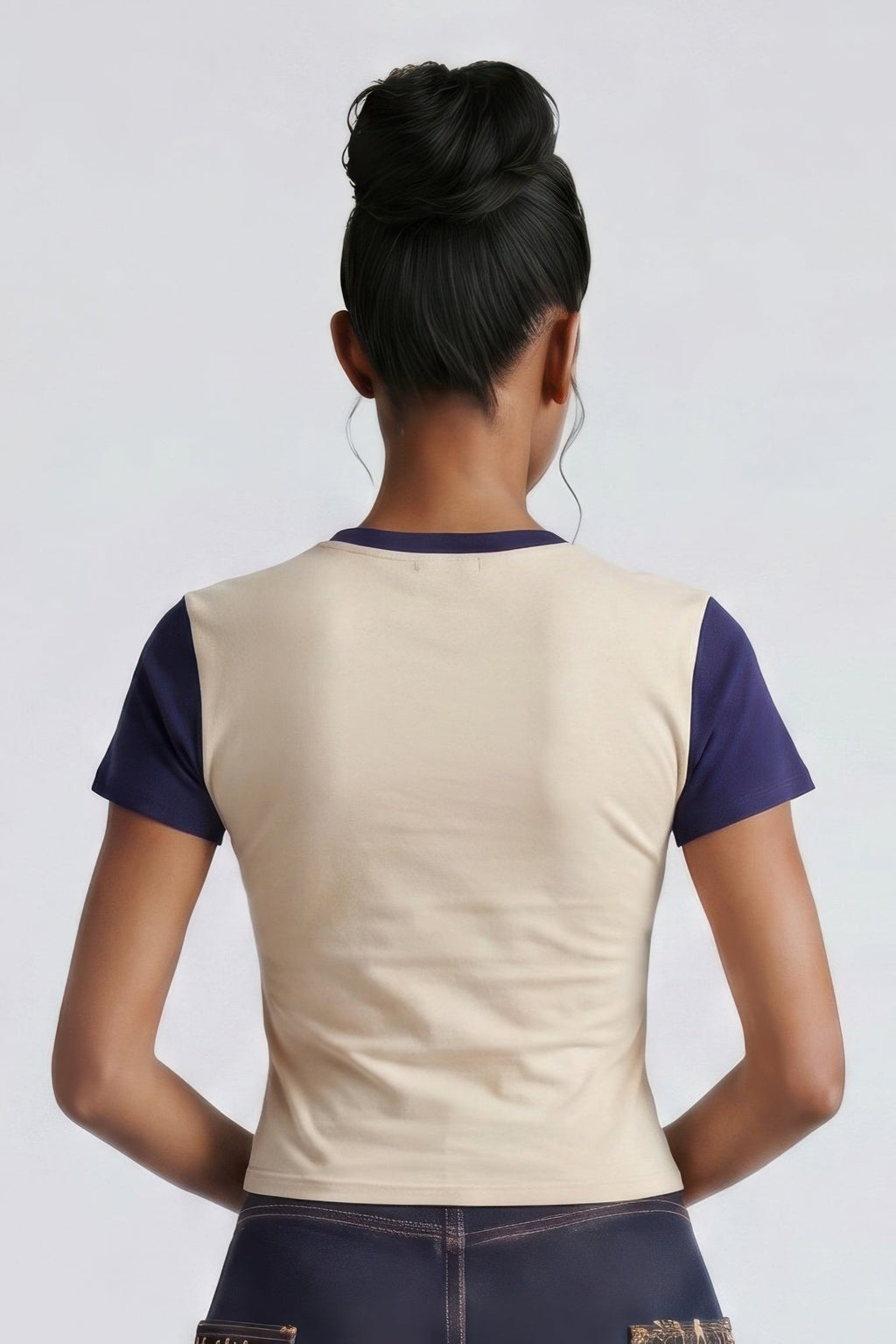 Varsity Renegade Lace-up Graphic Tee