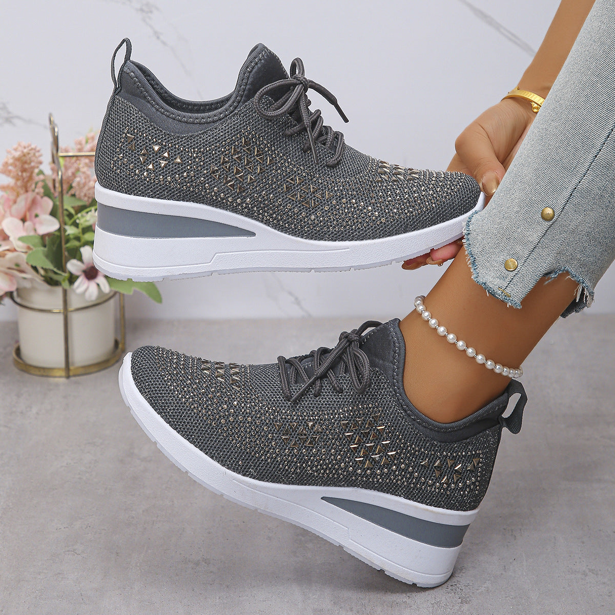 Breathable Mesh Casual Lightweight Sneakers