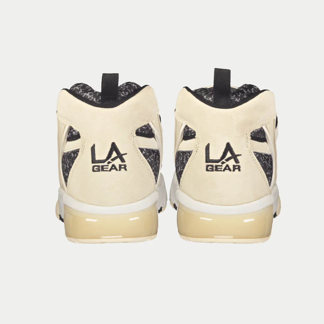 LA Gear Men's Turbo Light-Up Mid | Off-White x Black